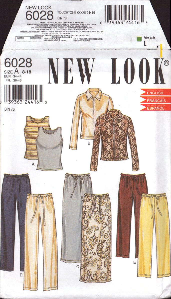 New look deals 6028 pattern