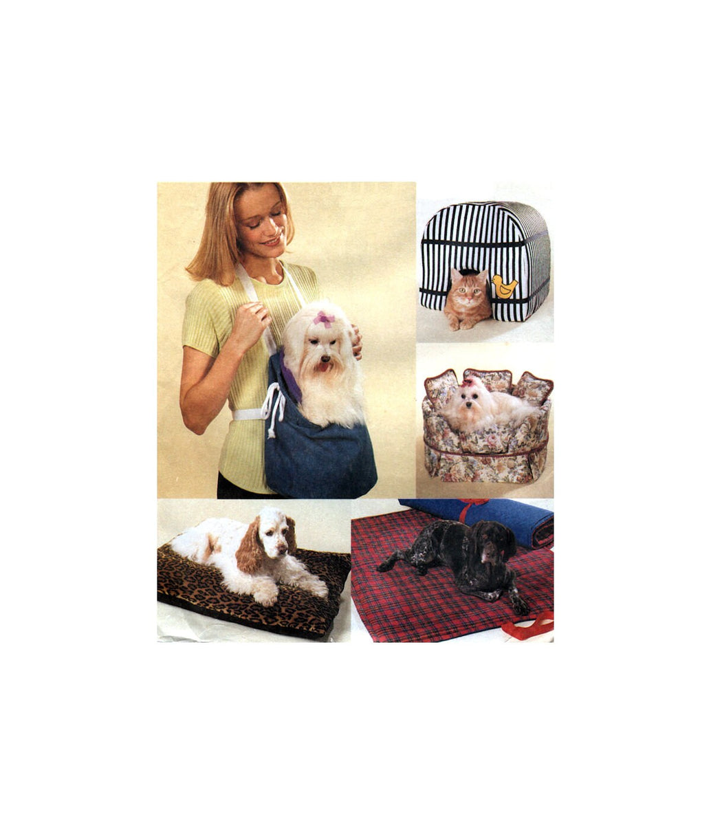 Simplicity 4713 Pet Crate Covers and Accessories in Three Sizes