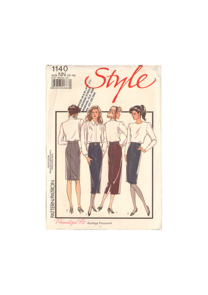 Style 1140 Sewing Pattern. Skirts, Size 10-16, Cut, Complete