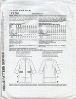 Vogue 1262 Sandra Betzina Loose Fitting Jacket, Uncut, F/Folded, Sewing Pattern Size 32-55