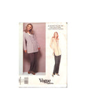 Vogue 1307 Anne Klein Sewing Pattern, Jacket, Top And Pants, CUT TO SIZE 10