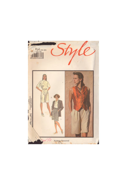 Style 1519 Sewing Pattern, Women's Shorts, Size 14-20, Uncut, Factory Folded