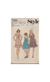 Style 1560 Sewing Pattern, Girls' Dress or Pinafore, Size 10, Neatly Cut, Complete