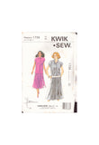 Kwik Sew 1736 Sewing Pattern, Top and Skirt, Size XS-S-M, Cut, Complete