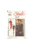 Style 1788 Sewing Pattern, Bodysuit and Sarong Skirts, 6-10, PARTIALLY CUT, COMPLETE