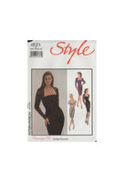 Style 1821 Sewing Pattern, Dress, Size 6-10, Partially Cut, Complete