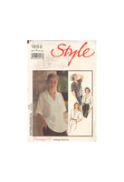 Style 1869 Sewing Pattern, Shirts, Size 8, Cut, Complete