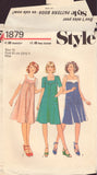 Style 1879 Sewing Pattern, Dress or Pinafore, Size 10, Cut, Complete