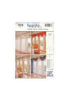 Burda 1977 Sewing Pattern, Curtains, Uncut, Factory Folded