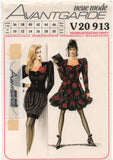 Neue Mode 20913 Pegged or Ruffled Skirt and Sweetheart Neck Top, Uncut, Size 10-20