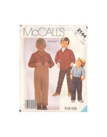 McCall's 2144 Sewing Pattern,  Children's Shirt and Pants, Size 4-5-6, Cut, Complete