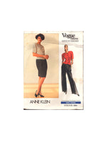 Vogue 2281 Sewing Pattern Top Skirt Pants Size 6-8-10 PARTIALLY CUT, COMPLETE