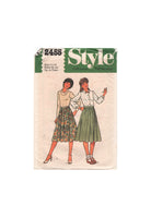 Style 2455 Teen's Gored or Flared Skirt, Cut Complete Sewing Pattern Size 11/12