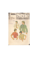 Style 2554 Sewing Pattern, Men's Set of Shirts, Size 48, Cut, Complete