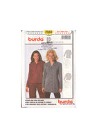 Burda 2560 Sewing Pattern, Women's Blouse, Size 10-22, Uncut, Factory Folded