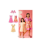 Simplicity 2683 Girls' Sundress or Short Sleeved Dress and Bolero, Uncut, Factory Folded Sewing Pattern Size 7-14