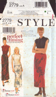 Style 2779 Sewing Pattern, Skirt with Overskirt, Size 8-14, Cut, Complete