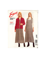 McCall's 2837 Sewing Pattern, Women's Unlined Jacket and Jumper, Size 10-12-14-16, Uncut, Factory Folded