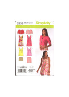 Simplicity 2939 Sewing Pattern Women's Jacket, Dress Or Top And Shorts Size 4-12 Uncut Factory Folded