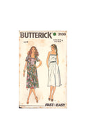 Butterick 3100 Sewing Pattern, Jacket and Dress, Size 12, Cut, Complete