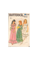 Butterick 3118 Sewing Pattern, Girls' Communion and Flower Dress, Size 12, Cut, Complete