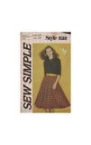 Style 3128 Sewing Pattern, Circular Skirt, Size 10, Neatly Cut, Complete