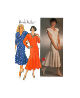 Butterick 3162 Retro 80s Nicole Miller Hemline Flounce Dress, Uncut, Factory Folded, Sewing Pattern Size 12-16