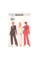 Butterick 3275 Sewing Pattern, Women's Jacket And Pants, Size 6-8-10, Uncut, Factory Folded