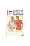 Style 3358 Sewing Pattern, Men's Shirts, Size Small (34-36), Cut, Complete OR Size Medium (38-40), Uncut, Factory Folded