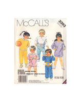 McCall's 3393 Sewing Pattern, Toddlers' Dress, Top, Pants and Dickey, Size 3 OR Size 4, Uncut, Factory Folded