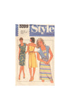 Style 3399 Sewing Pattern, Misses' Cover-Up and Dress, Size 12, Cut, Complete