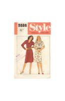 Style 3526 Sewing Pattern, Dress, Size 14, Cut, Complete