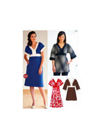 2000s Sewing Pattern: Kwik Sew 3533 Empire Tunic or Dress with Kimono Sleeves, Uncut, Factory Folded Size XS-XL