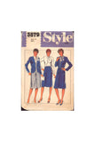 Style 3579 Lined Jacket, Skirt and Blouse, Sewing Pattern, Size 18, CUT, COMPLETE