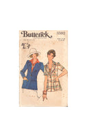 Butterick 3592 Sewing Pattern, Jacket, Size 10, Cut, Complete