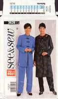 See&Sew 3626 Sewing Pattern, Tunic and Pants, Size 14, Cut, Complete