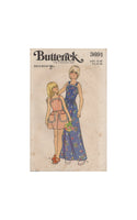 Butterick 3691 Sewing Pattern, Girls' Dress, Size 8, Cut, Complete