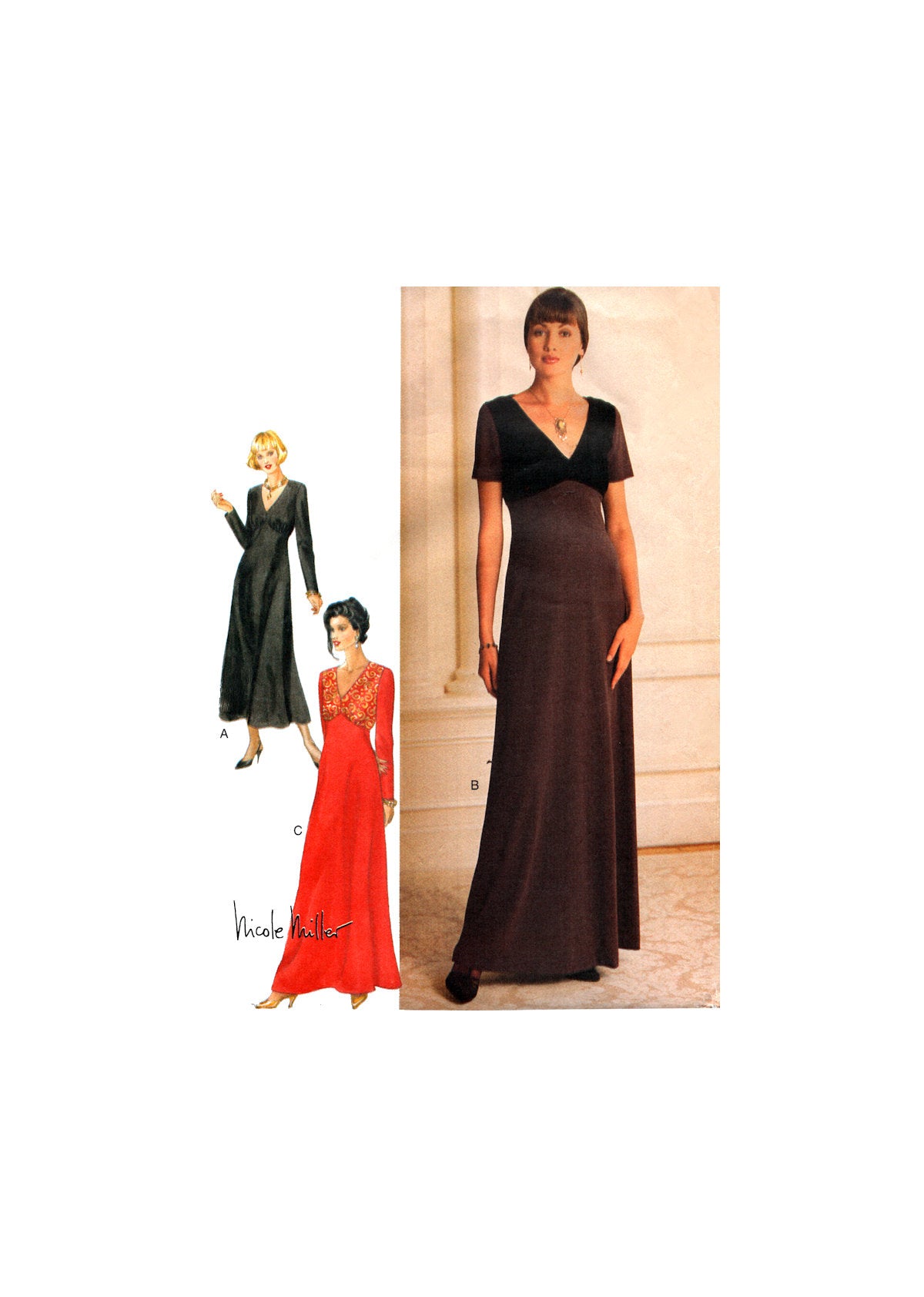 Nicole miller evening gowns best sale