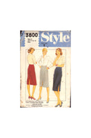 Style 3800 Set of Skirts, Sewing Pattern, Size 12, CUT, COMPLETE