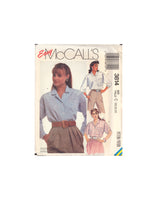 McCall's 3814 Sewing Pattern, Women's Shirts, Size 10-12-14, Uncut, Factory Folded