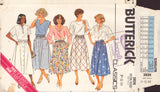 Butterick 3826 Sewing Pattern, Skirt, Size P-S-M, Cut, Complete