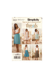 Simplicity 3841 Sewing Pattern, Skirts, Size 6-8-10-12-14, Uncut, Factory Folded