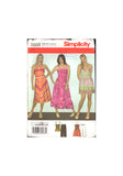 Simplicity 3868 Sewing Pattern Women's Dress, Top and Capri Pants Size 4-12 Uncut Factory Folded