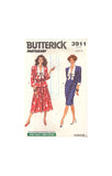 Butterick 3911 Sewing Pattern Dress Top Skirt Size 8-10-12 Uncut Factory Folded