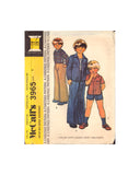 McCall's 3965 Sewing Pattern, Child' Pants, Shirt and Jacket, Size 4, CUT, COMPLETE