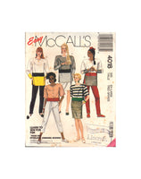 McCall's 4018 Sewing Pattern Jacket Tops Skirt Pants Size 10-12 OR 22-24 Uncut Factory Folded