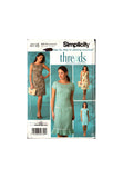 Simplicity 4118 Sewing Pattern Dress and Bag Size 8-16 Uncut Factory Folded