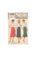 Style 4183 Sewing Pattern, Set of Skirts, Size 10, Cut, Complete OR Size 12, Cut, Complete