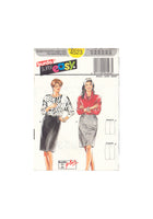 Burda 4523 Sewing Pattern, Skirt, Size 18-28, Uncut, Factory Folded