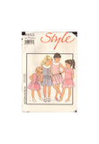 Style 4663 Sewing Pattern, Girls' Dress, Size 2-3-4, Uncut, Factory Folded